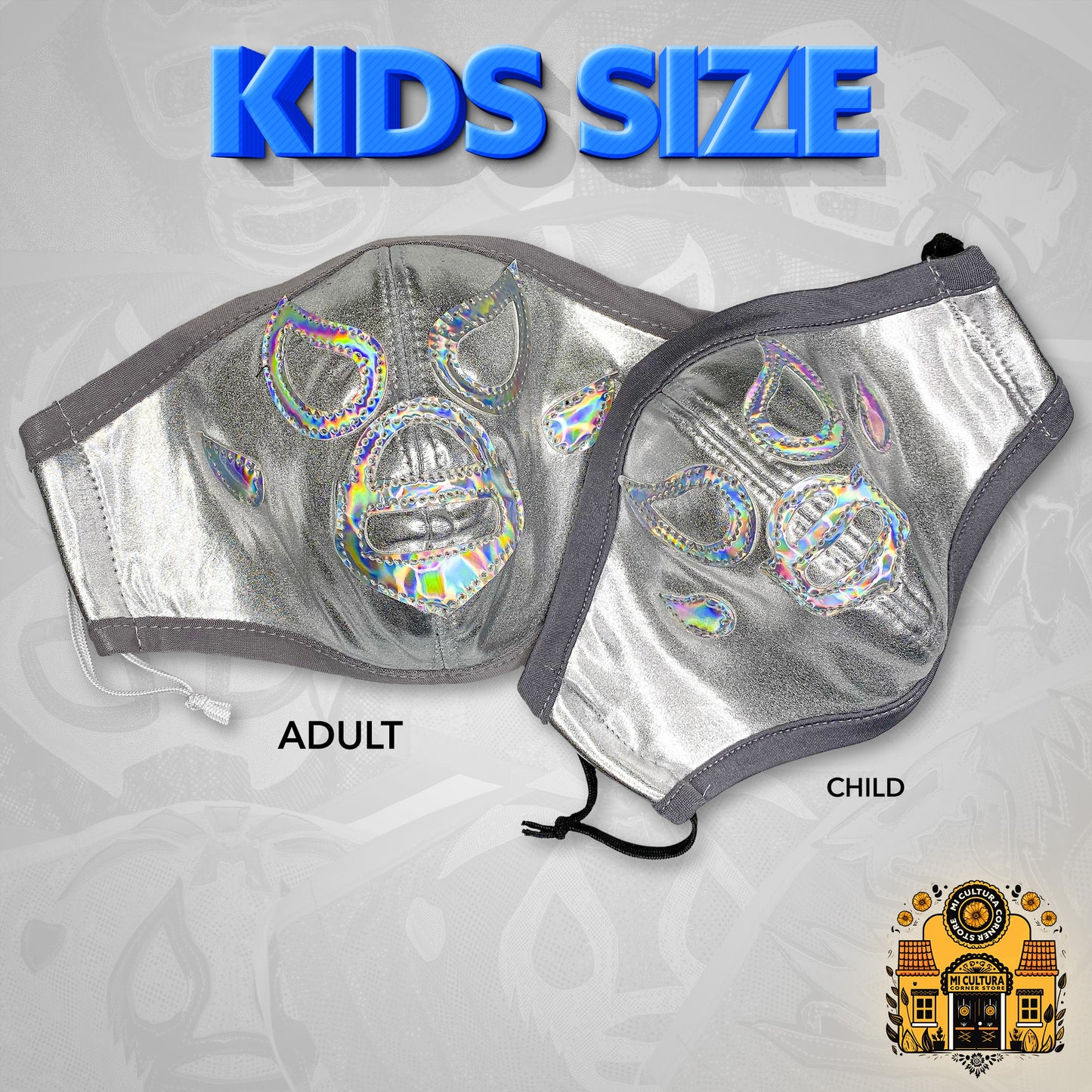 El Santos Kids Size Luchador Face Cover