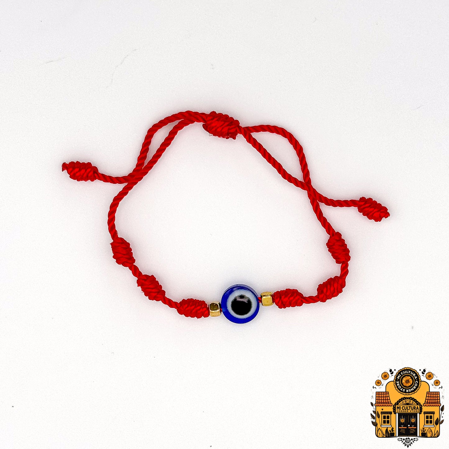 Pulseras de Hilo Rojo y Negro con Ojo Turco - Red & Black Thread Evil Eye Bracelets