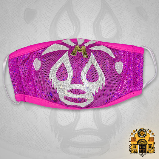 Mil Mascaras Silver and Pink