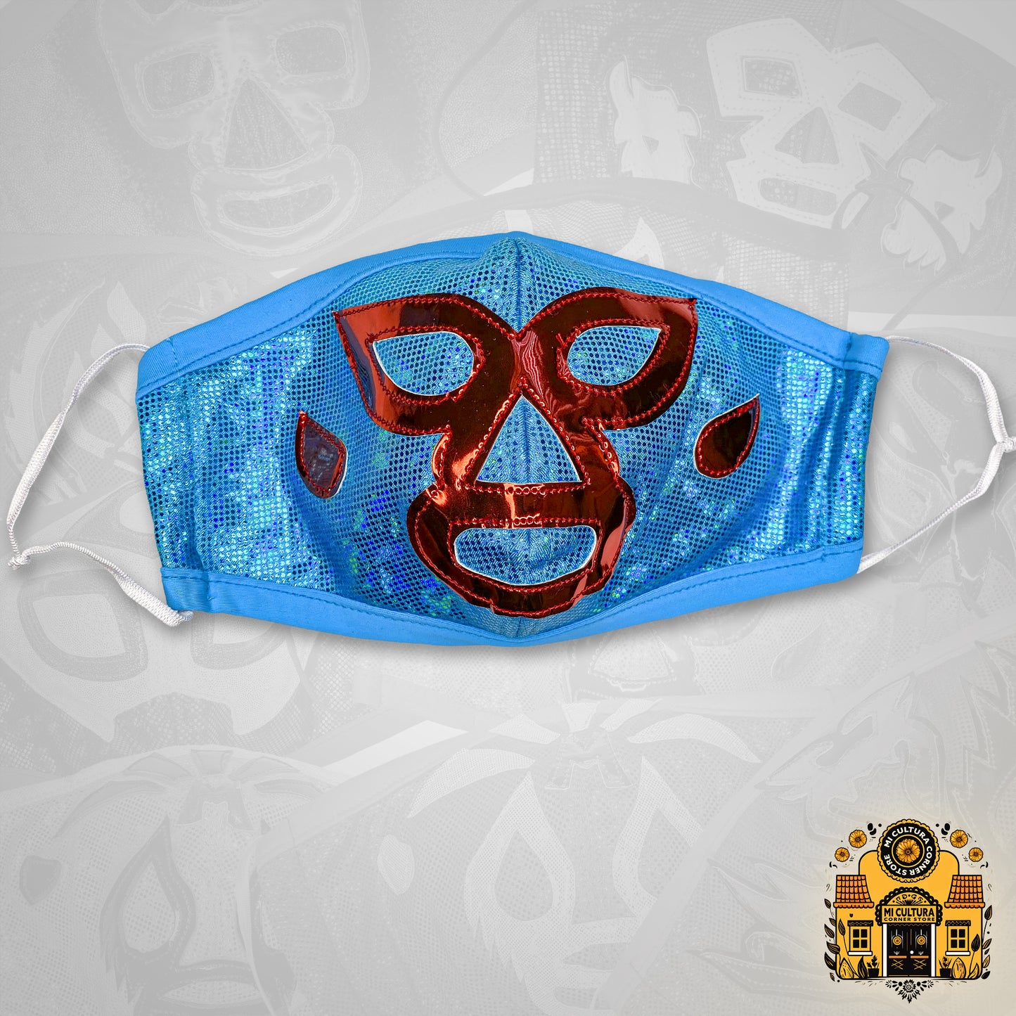 Nacho Libre Luchador Wrestler Face Cover