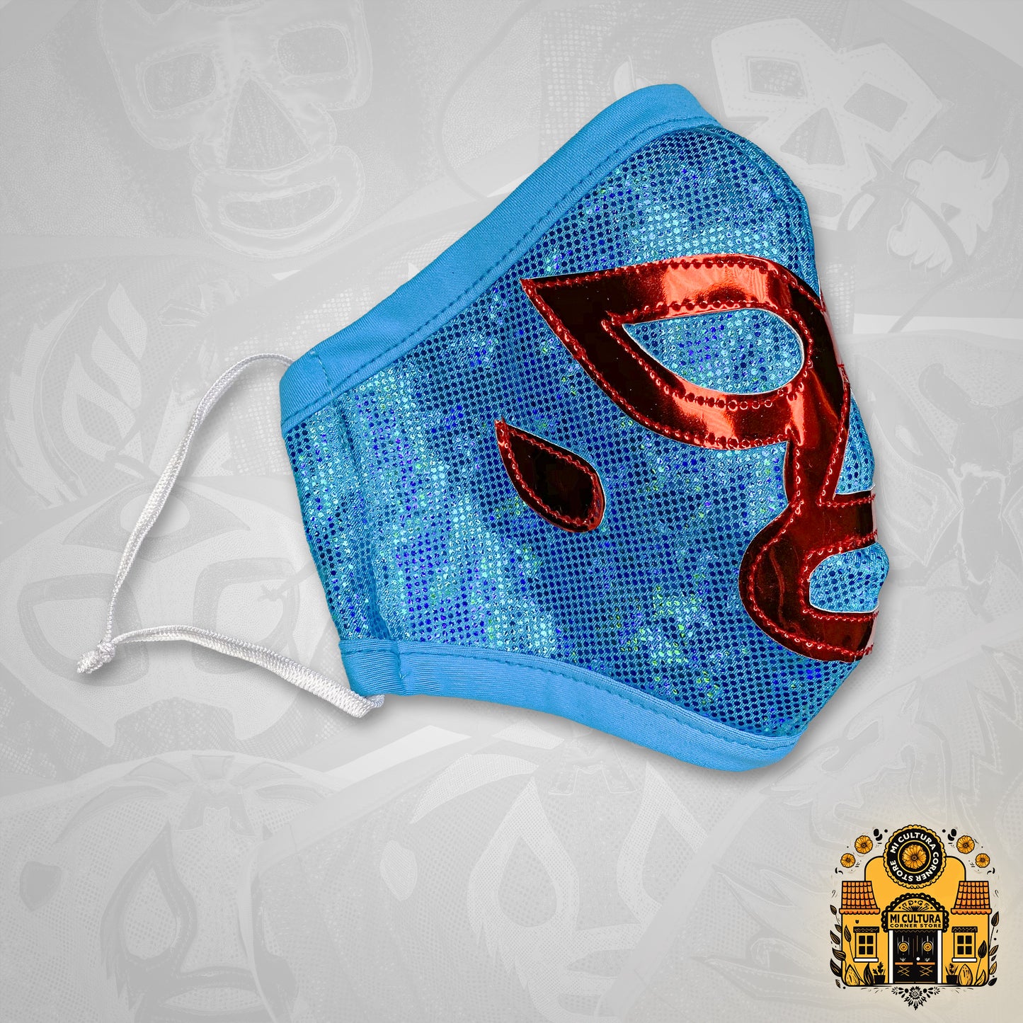 Nacho Libre Luchador Wrestler Face Cover