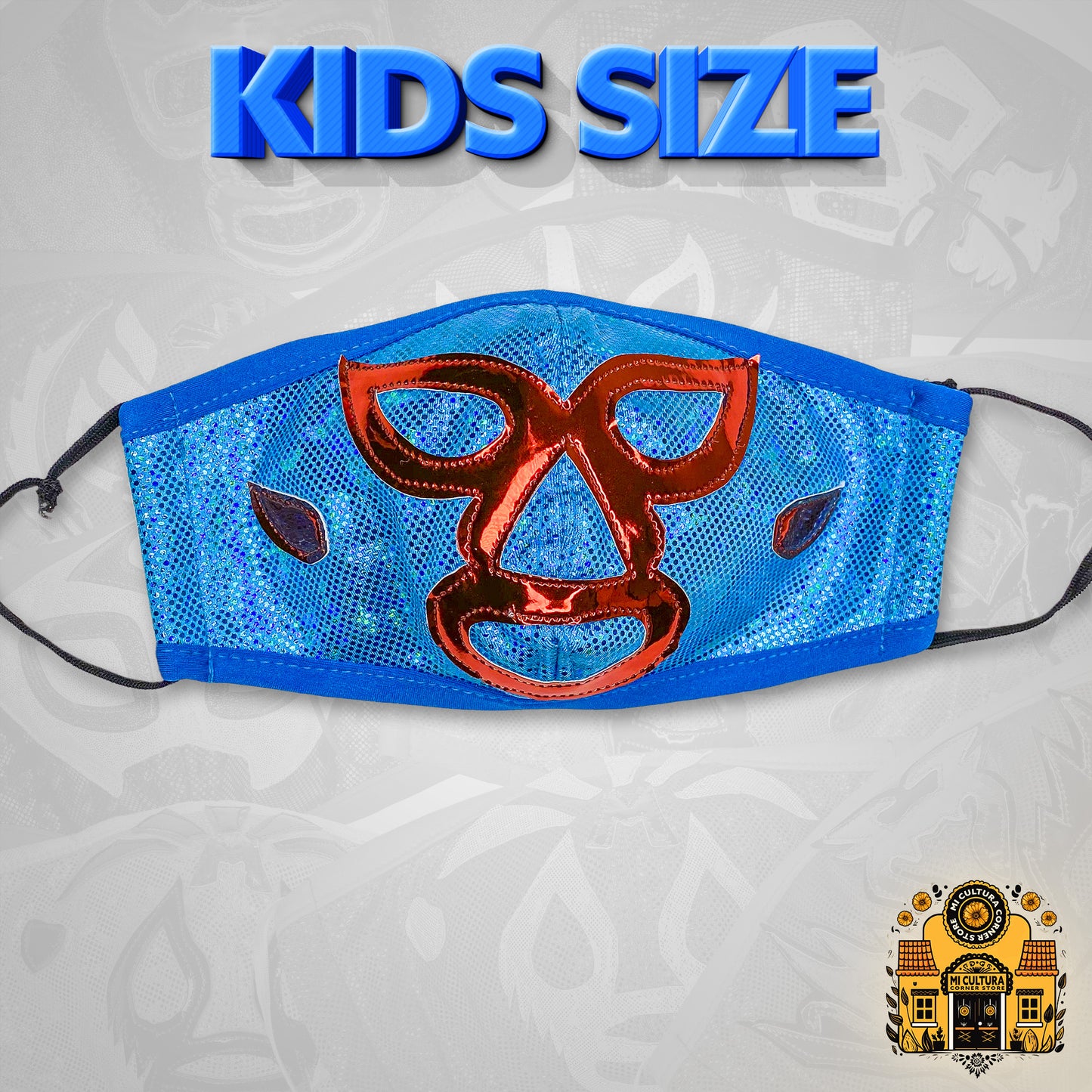 Nacho Libre Luchador Wrestler Face Cover - Kids Size