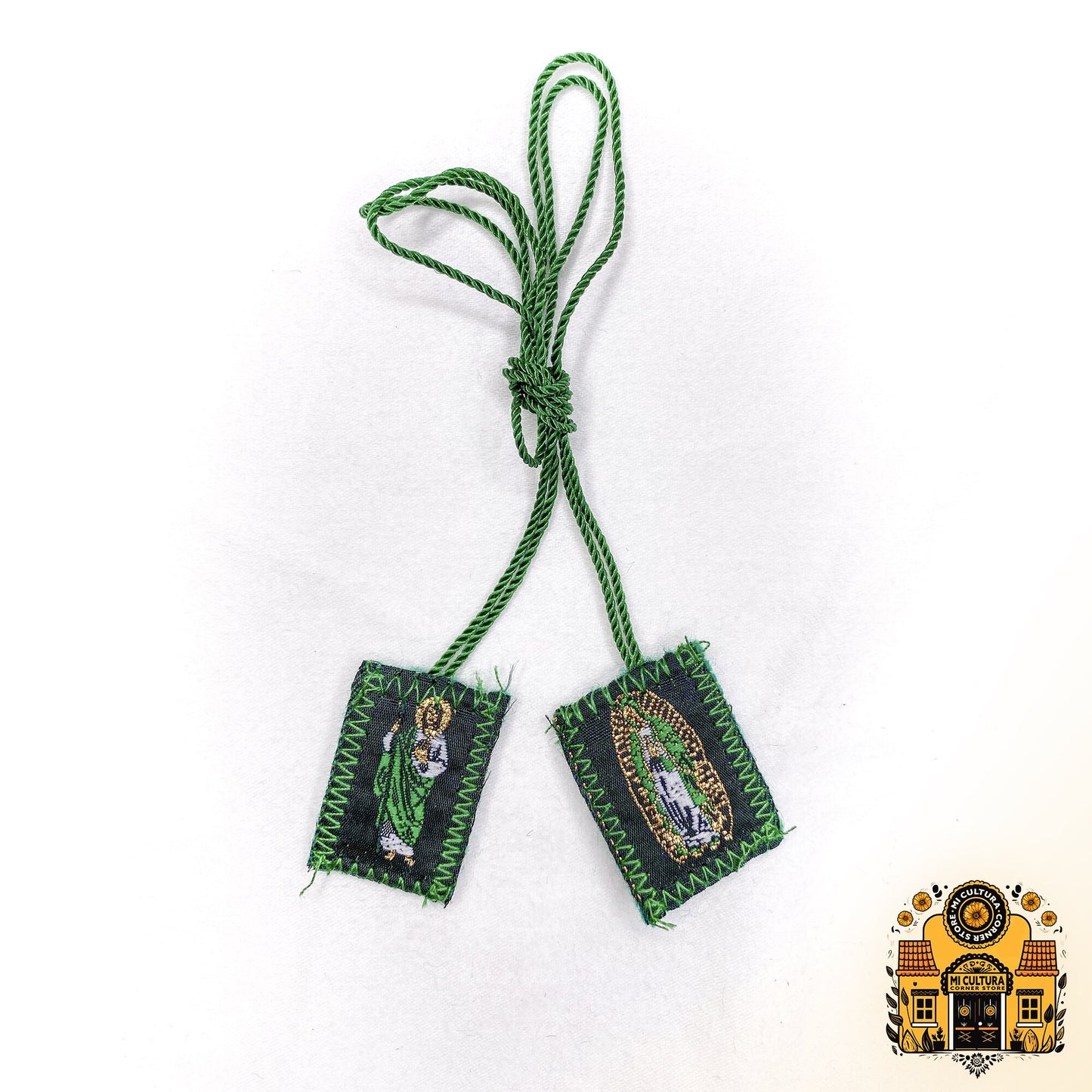 Escapulario de La Virgen de Guadalupe y San Judas / Scapular of Our Lady of Guadalupe and St. Jude Necklace Collar