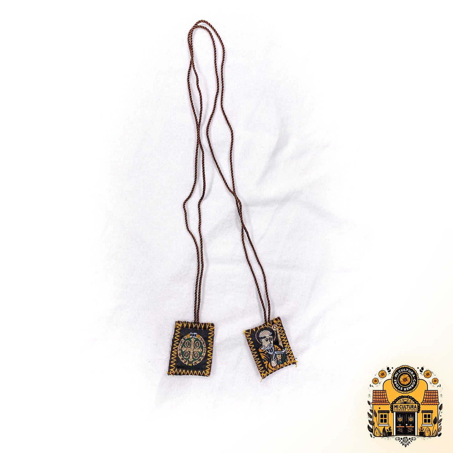 Escapulario de San Benito / Scapular of St. Benedict Necklace Collar