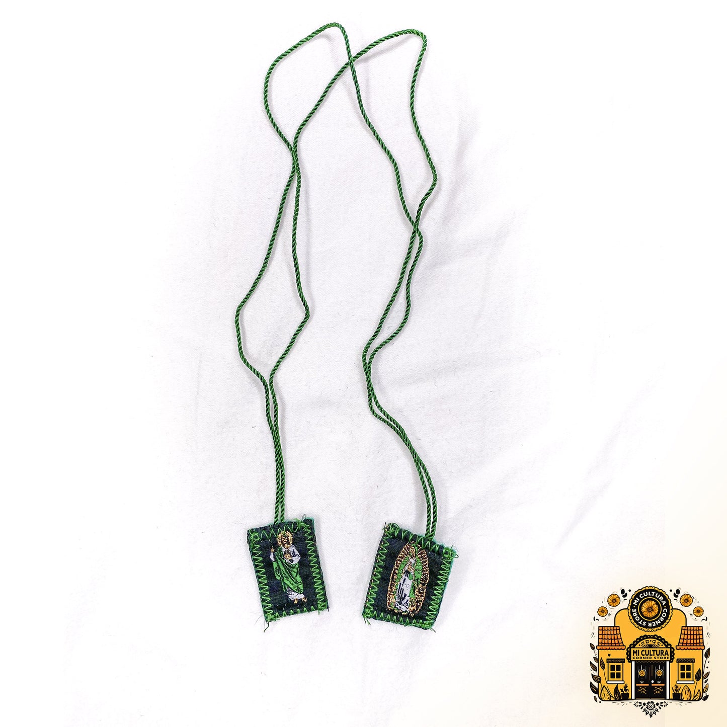 Escapulario de La Virgen de Guadalupe y San Judas / Scapular of Our Lady of Guadalupe and St. Jude Necklace Collar